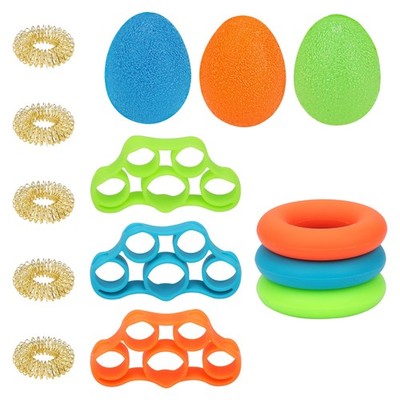 14-teiliger Hand Grip Trainer - Fingertrainer für die Stärkung der Hand und