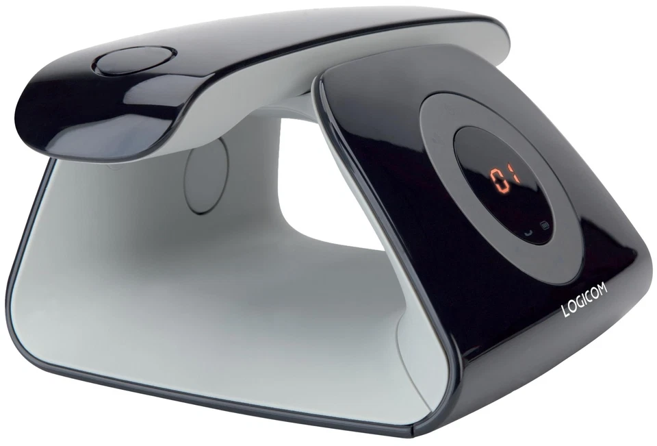 - Retro 2 DECT – Schnurloses Telefon mit Anrufbeantworter – Schwarz - Bild 2 von 3