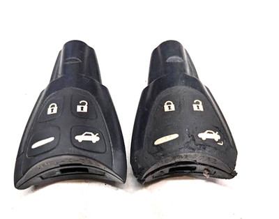 LOT OF 2 OEM SAAB SMART KEY FOB REMOTE  LTQSAAM433TX  4 BUTTONS