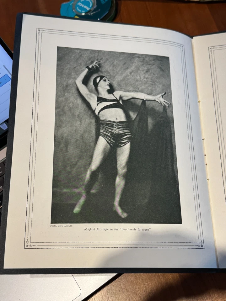 ¡VINTAGE! Mikhail Mordkin y su ballet ruso - Programa ilustrado de 1926 Foto 4 de 4