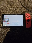 Nintendo Switch Console Neon Red Unit Only Missing Left Joycon