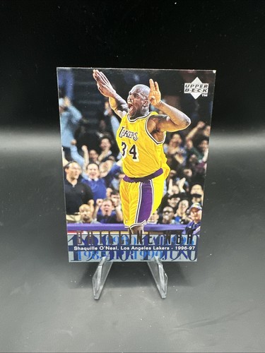 1997 UPPER DECK BASKETBALL SHAQUILLE O'NEAL DATELINE CARD/#320/NRMT ...