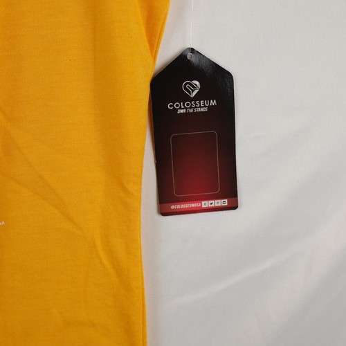 Camisa Baylor Bears Mujer Mediana Amarilla NCAA Baloncesto Desteñido Logo Cuello en V Camiseta - Imagen 5 de 9