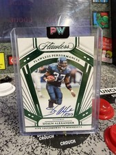 2024 Panini Flawless Shaun Alexander Seahawks 5 TDs vs. Minnesota /5 Signed Auto