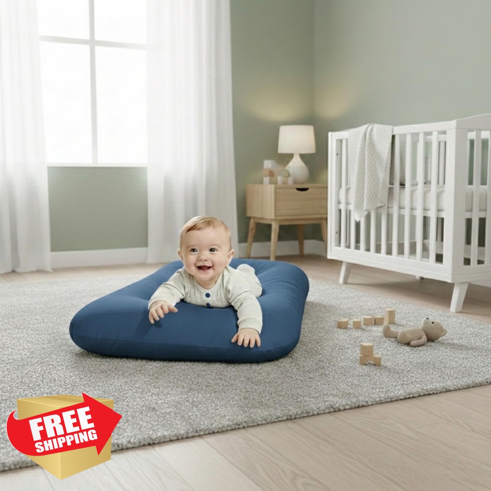 как выглядит Vervebaby Baby Lounger 0-24 Months,Bionic Design Infant Lounger for Home and ... фото