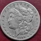 1884 CC Morgan Dollar $1 Silver Carson City Higher Grade XF - AU #101784