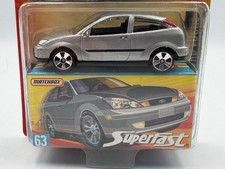 Matchbox Superfast #63 Ford Focus, Silver, 1:64, NIB
