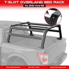 Aluminum Camping Truck Bed Ladder Rack Kayak Carrier T-slot For 2018 Ford F150 Aluminum Camping Truck Bed Ladder Rack Kayak Carrier T-slot For 2018 Ford F150