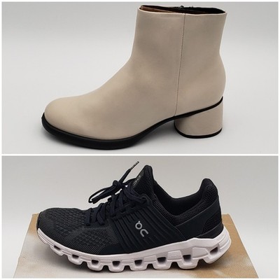 Woman's Shoes on Cloudswift W6 Sneakers, ecco Boots 5-5.5 Ivory  New in Box