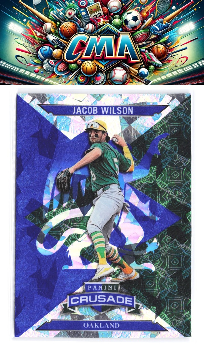 2025 Panini Crusade #47 Jacob Wilson Crusade Blue Cracked Ice | eBay