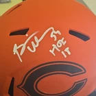 Brian Urlacher Autograph Helmet Chicago Bears Beckett Authenticated