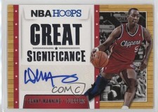 2014-15 NBA Hoops Great SIGnificance Danny Manning #38 Auto 10j2