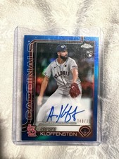 2025 Topps Chrome - Rookie Autographs Adam Kloffenstein Blue Refractor /150