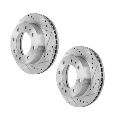For Chevy Express 2500 2011-2022 Brake Discs | Front | Cast Iron | 2-Wheel Set