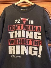1996 Vintage XL Chicago Bull's "DON'T MEAN A THING WITHOUT THE RING "