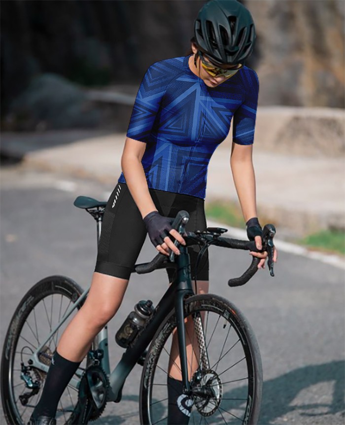 Bicycle Jersey Short Sleeve Road Bike Breathable Ladies Cycling Shirts Tops