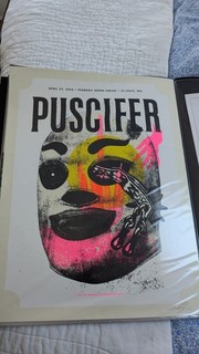 Puscifer Tour Poster St Louis 2016 Aesthetic Apparatus Signed
