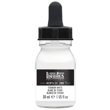 Liquitex Ink, Titanium White, 30 ml (Pack of 1) 30 ml, titanium white 