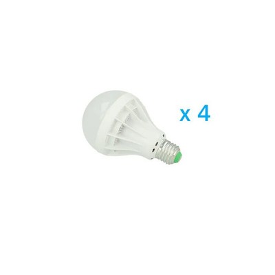 4 PCS LED lamps E27 matte globe ball G85 15W diameter 85mm warm white