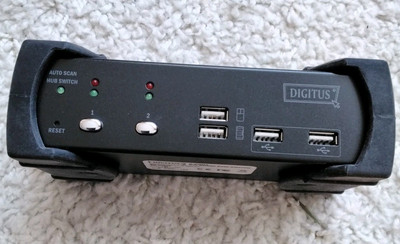 Digitus 2-Port DVI AUDIO KVM Switch