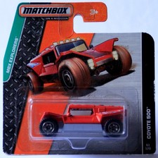 Matchbox Coyote 500 | Buggy fuoristrada MBX Explorers | 61/120 BFJ28 2013 IMBALLO ORIGINALE