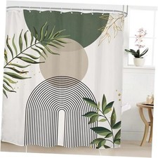 Sage Green Boho Shower Curtain 72Wx78H 72"W x 78"L Pack of 1 A-01green