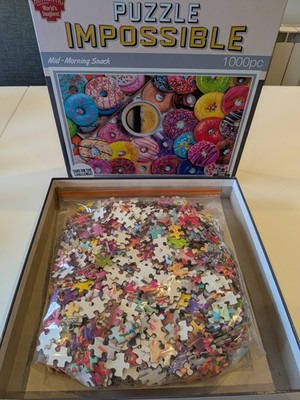 Puzzle Impossible 1000 Teile Puzzle Puzzle: Mid Morning Snack Donuts
