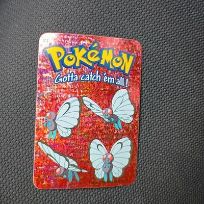 Butterfree #012 - Vintage Holo Vending Machine Prism Sticker 2000 - Pokemon