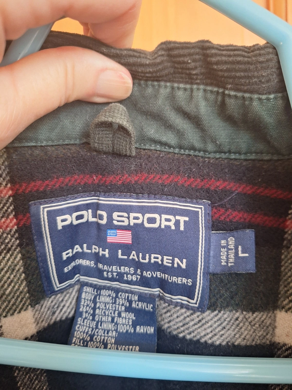 Vintage Polo Sport Workwear Chore Jacket Forest Green Size L Stadium Sportsman - product detail image 3