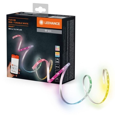 LED Smart+ Strip Streifen Outdoor IP44 3m 12,5W 740lm RGBW bunt Dimmbar App WiFi