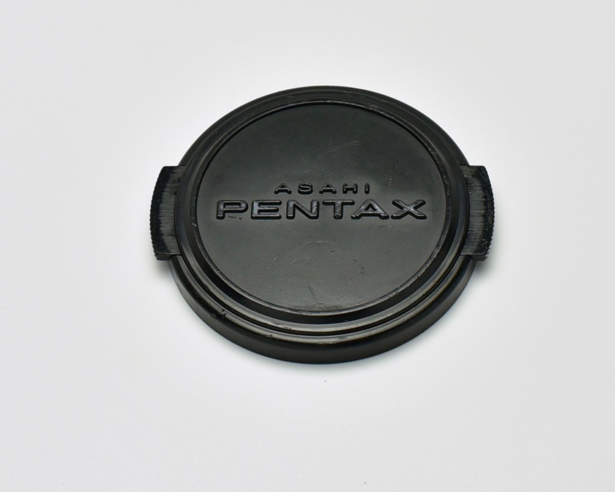 Genuine Asahi Pentax 49mm Snap On Front Lens Cap Silver