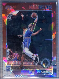2019-20 Hoops Premium Stock RJ Barrett Rookie Red Cracked Ice Prizm #201 KNICKS