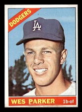 Wes Parker 1966 Topps #134 Los Angeles Dodgers VG (ST)