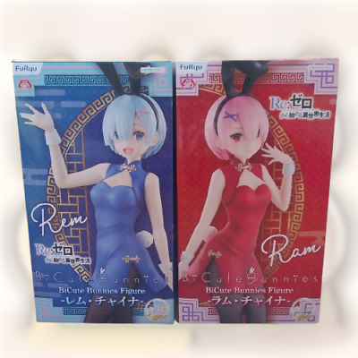 Re:Zero Rem Ram China Ver. BiCute Bunnies Figure Bunny girl Re:Zero Rem Ram China Ver. BiCute Bunnies Figure Bunny girl