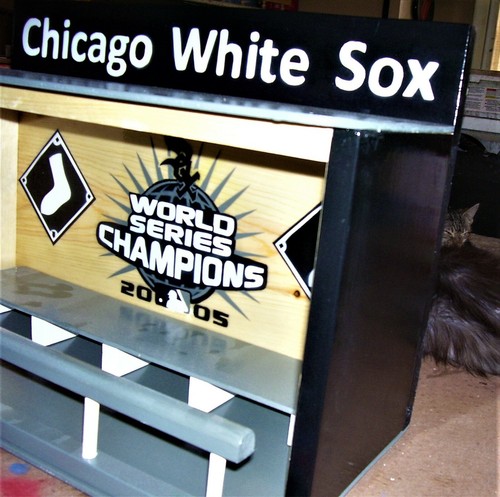 Bobble heads Chicago White Sox Display Case WS 2005 Shipped Dis-assembled - Picture 7 of 9
