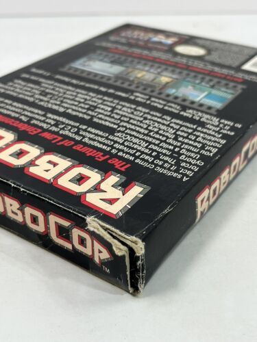 RoboCop NES CIB Nintendo Complete Game Box Manual Sleeve Oval Seal Tested Works - Picture 3 of 23