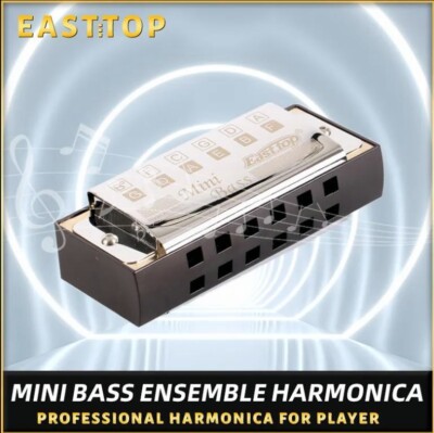 EASTTOP MINI BASS ENSEMBLE harmonica pocket bass mouth organ good sound New Gift