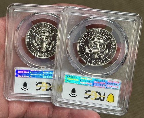 1964 Kennedy Half Dollar PCGS PR69 Straight G Variety Silver Proof Coin 50C - Picture 20 of 20