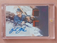 2019 Diamond Kings Autograph Dual Relic Purple Kyle Tucker RC, S/N: 01/10