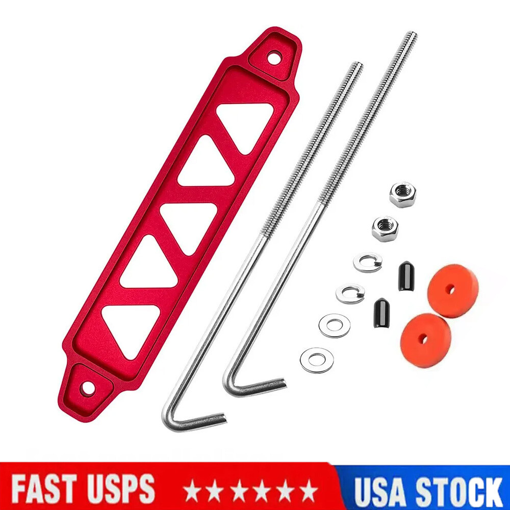 Universal Battery Fixed Bracket，Battery Retaining Clamp Tie Down Holder Aluminum