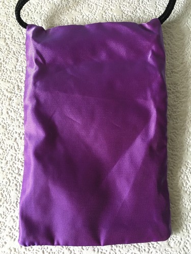 Vintage POLARIS Snowmobile Purple Pouch Cross Body Bag Wallet Purse Jacket Acc. - Picture 3 of 12