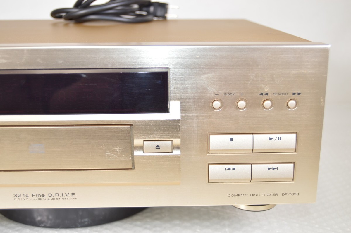 Kenwood DP-7090 CD Player Gold Vintage Audio Tested