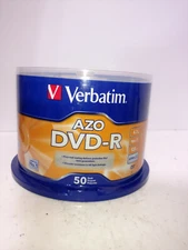 Verbatim Life Series DVD-R Disc Spindle, Pack Of 50 NEW in Package SEALED