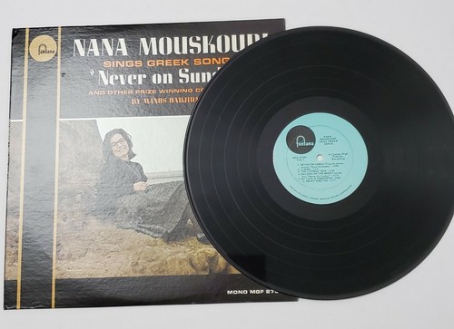 NANA MOUSKOURI – SINGS GREEK SONG BY MANOS HADJIDAKIS (Fontana – SRF 67509)S - Picture 9 of 12