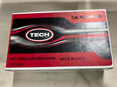 Tech Tire Repairs 3/8' 10MM Ultra Stem w/Wire 20 Oval Truck Inserts no.291-1UL