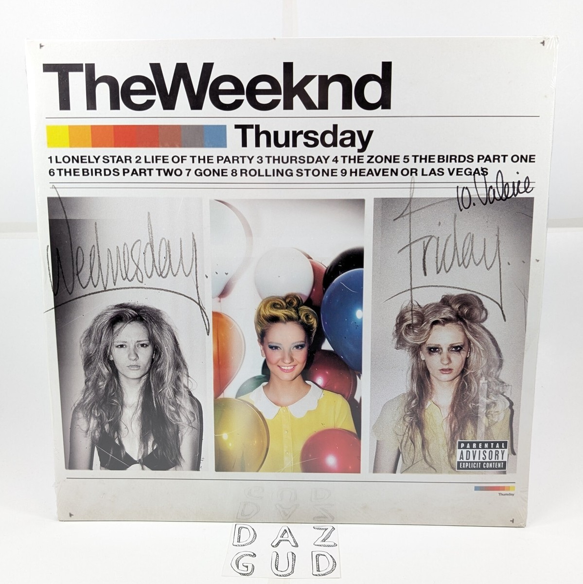 The WEEKND - THURSDAY Mixtape Vinyl LP Record - Black NEW SEALED