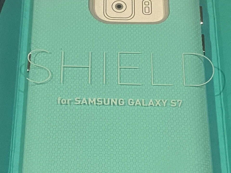Funda protectora duradera para teléfono SAMSUNG GALAXY S7 2016 COMO NUEVA verde Foto 4 de 4