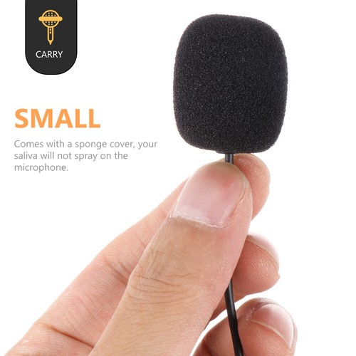 Micrófono Lavalier Universal Clip-on Solapa Conferencia 5 Piezas - Imagen 10 de 12