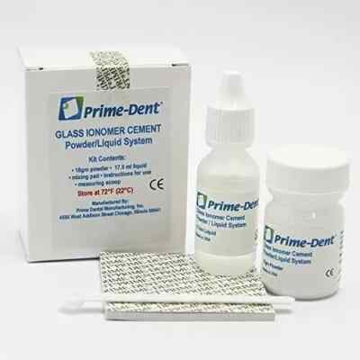 #ad Prime Dental Permanent Glass Ionomer Luting Cement Kit $19.45