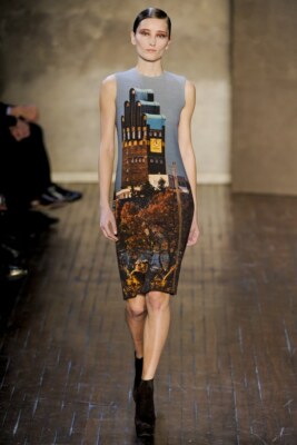 AKRIS Wedding Tower-Print Dress SZ 38 = US 6 - Worn-Once RT $2,990.00 + Tx